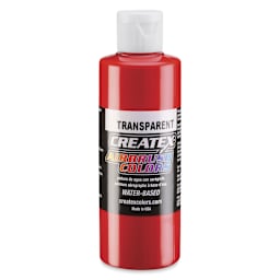 Createx Airbrush Color - 4 oz, Transparent Brite Red