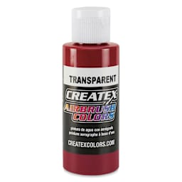 Createx Airbrush Color - 2 oz, Transparent Deep Red