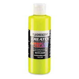 Createx Airbrush Color - 4 oz, Fluorescent Yellow