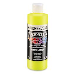 Createx Airbrush Color - 8 oz, Fluorescent Yellow