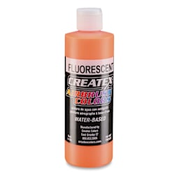 Createx Airbrush Color - 8 oz, Fluorescent Sunburst