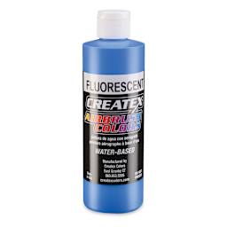 Createx Airbrush Color - 8 oz, Fluorescent Blue