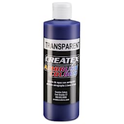 Createx Airbrush Color - 8 oz, Transparent Brite Blue