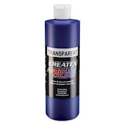 Createx Airbrush Color - 16 oz, Transparent Brite Blue