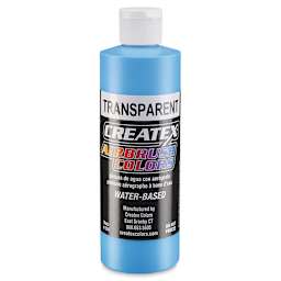 Createx Airbrush Color - 8 oz, Transparent Caribbean Blue