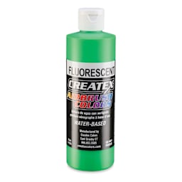 Createx Airbrush Color - 8 oz, Fluorescent Green