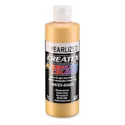 Createx Airbrush Color - 8 oz, Pearl Satin Gold
