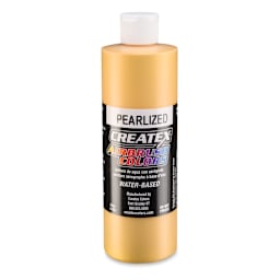 Createx Airbrush Color - 16 oz, Pearl Satin Gold