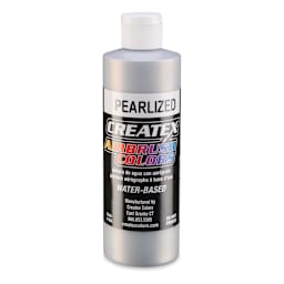 Createx Airbrush Color - 8 oz, Pearl Silver