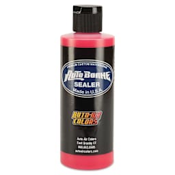 Createx Colors AutoBorne Sealers - Front of 4 oz. bottle of Red Sealer