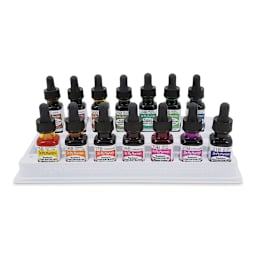 Dr. Ph. Martin's Radiant Concentrated Watercolor Set - 1/2 oz, Set of 14, Assorted, Set B - out of packaging