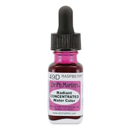 Dr. Ph. Martin's Radiant Concentrated Individual Watercolor - 1/2 oz, Raspberry