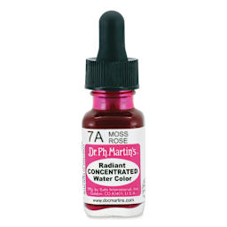 Dr. Ph. Martin's Radiant Concentrated Individual Watercolor - 1/2 oz, Moss Rose