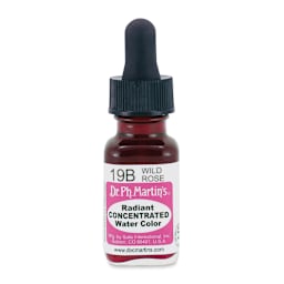 Dr. Ph. Martin's Radiant Concentrated Individual Watercolor - 1/2 oz, Wild Rose