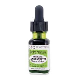 Dr. Ph. Martin's Radiant Concentrated Individual Watercolor - 1/2 oz, Chartreuse