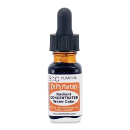 Dr. Ph. Martin's Radiant Concentrated Individual Watercolor - 1/2 oz, Pumpkin