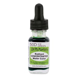 Dr. Ph. Martin's Radiant Concentrated Individual Watercolor - 1/2 oz, Ice Green