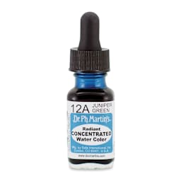 Dr. Ph. Martin's Radiant Concentrated Individual Watercolor - 1/2 oz, Juniper Green