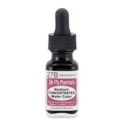 Dr. Ph. Martin's Radiant Concentrated Individual Watercolor - 1/2 oz, Mahogany