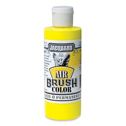 Jacquard Airbrush Paint - 4 oz, Fluorescent Yellow
