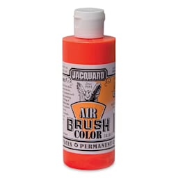 Jacquard Airbrush Paint - 4 oz, Fluorescent Orange