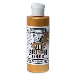 Jacquard Airbrush Paint - 4 oz, Metallic Solar Gold