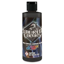 Createx Wicked Colors Airbrush Color - 4 oz, Opaque Jet Black