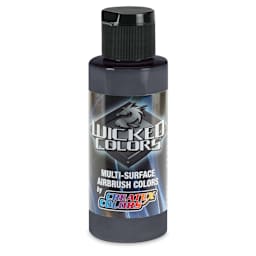 Createx Wicked Colors Airbrush Color - 2 oz, Detail Smoke Black