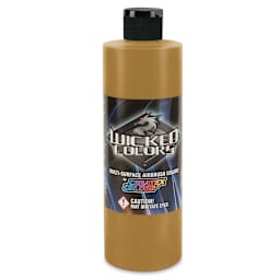 Createx Wicked Colors Airbrush Color - 16 oz, Detail Yellow Ochre