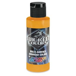 Createx Wicked Colors Airbrush Color - 2 oz, Golden Yellow