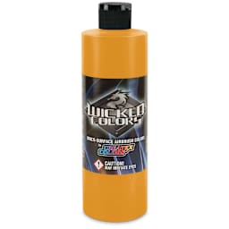 Createx Wicked Colors Airbrush Color - 16 oz, Golden Yellow