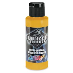 Createx Wicked Colors Airbrush Color - 2 oz, Pearl Yellow