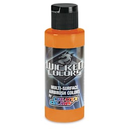Createx Wicked Colors Airbrush Color - 2 oz, Fluorescent Sunburst