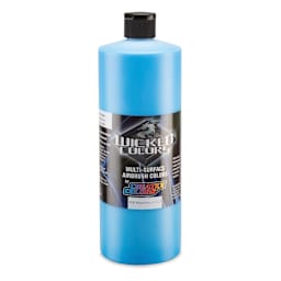 Createx Wicked Colors Airbrush Color - Opaque Daylight Blue, 32 oz, Bottle