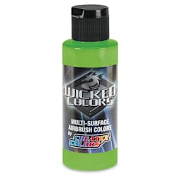 Createx Wicked Colors Airbrush Color - 2 oz, Pearl Lime Green