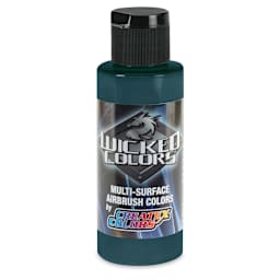 Createx Wicked Colors Airbrush Color - 2 oz, Phthalo Green