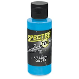 Badger Spectra Tex Airbrush Color - 2 oz, Transparent Pacific Blue