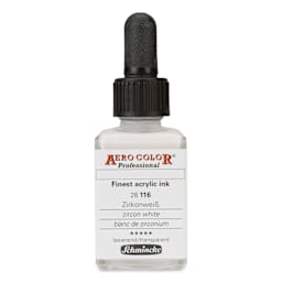 Schmincke Aero Color Professional Airbrush Color - 28 ml, Zircon White