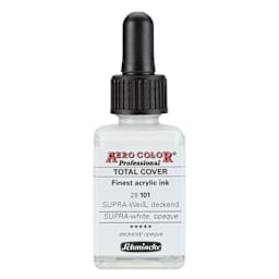 Schmincke Aero Color Professional Airbrush Color - 28 ml, Supra-White Opaque