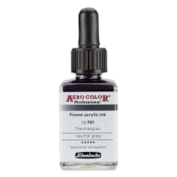 Schmincke Aero Color Professional Airbrush Color - 28 ml, Neutral Gray