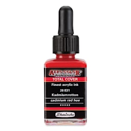 Schmincke Aero Color Professional Airbrush Color - 28 ml, Cadmium Red Hue