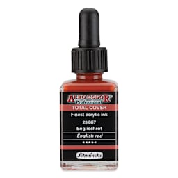 Schmincke Aero Color Professional Airbrush Color - 28 ml, English Red