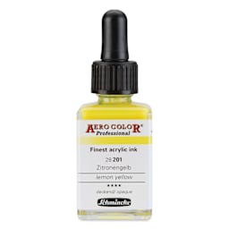 Schmincke Aero Color Professional Airbrush Color - 28 ml, Lemon Yellow