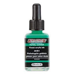 Schmincke Aero Color Professional Airbrush Color - 28 ml, Phthalo Green Yellow Shade