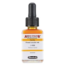 Schmincke Aero Color Professional Airbrush Color - 28 ml, Yellow-Gold