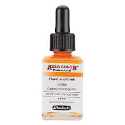 Schmincke Aero Color Professional Airbrush Color - 28 ml, Cadmium Orange Hue