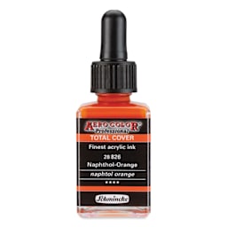 Schmincke Aero Color Professional Airbrush Color - 28 ml, Naphtol Orange