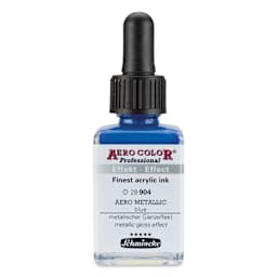 Schmincke Aero Color Professional Airbrush Color - 28 ml, Aero Metallic Blue