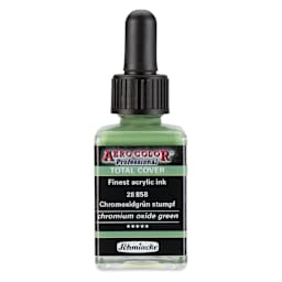 Schmincke Aero Color Professional Airbrush Color - 28 ml, Chromium Oxide Green
