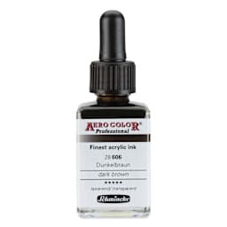 Schmincke Aero Color Professional Airbrush Color - 28 ml, Dark Brown